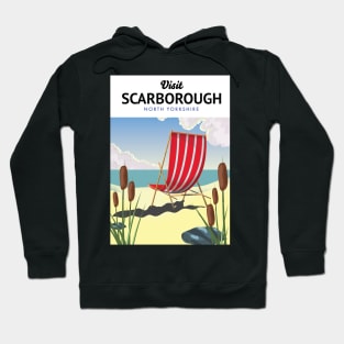 Scarborough North yorkshire seaside travel poster Hoodie